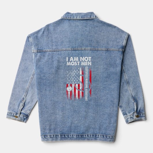 CNA Meest Man Certified Nursing Assistant Denim Jacket (Achterkant)