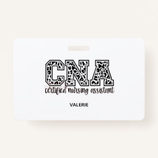 CNA Name Badge