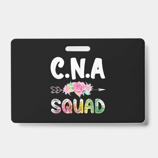 CNA Nurse Squad Certified Nursing Assistant Badge (Voorkant)