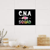 CNA Nurse Squad Certified Nursing Assistant Poster (Keuken)