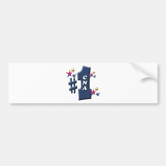 CNA-prijs Bumpersticker (Voorkant)
