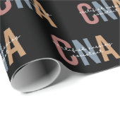 CNA Retro Certified Nursing Assistant Cadeaupapier (Rol Hoek)