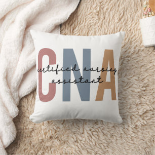CNA Retro Certified Nursing Assistant Gifts Kussen