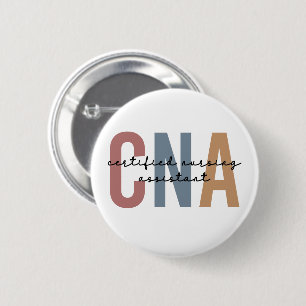CNA Retro Certified Nursing Assistant Gifts Ronde Button 5,7 Cm