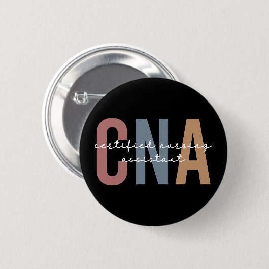 CNA Retro Certified Nursing Assistant Ronde Button 5,7 Cm (Voorkant /achterkant)