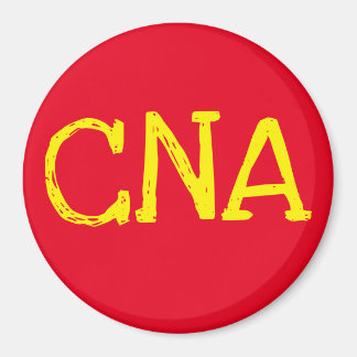 CNA rood geel Magneet