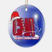 CNA SANTA CHRISTMAS ORNAMENT CERTIFIFIFIFIED NURSE (Links)