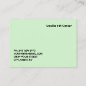 CNA verpleegkundig assistent Visitekaartje (Achterkant)