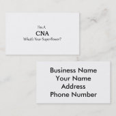 CNA VISITEKAARTJE (Voorkant / Achterkant)