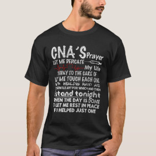 CNA's Prayer CNA T Shirt voor CNA Verpleegster