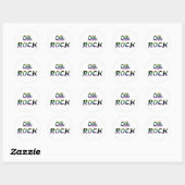CNAs ROCK COLOR Ronde Sticker (Vel)
