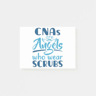 CNA's zijn Angels die struikgewas Draag Post-it® Notes