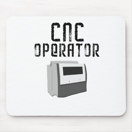 CNC-bewerker Muismat (Voorkant)