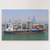 CNC-lijncontainerschip Legpuzzel (Horizontaal)