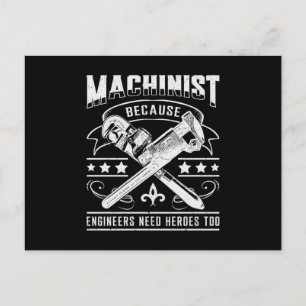 CNC-machinist Machinist Machine Monteur Cadeau Ide Briefkaart