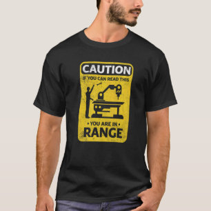 Cnc Machinist Metalerwerker Machinisatie Voorzicht T-shirt