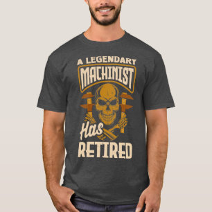 Cnc Machinist Metalerwerker Machinist in ruste T-shirt