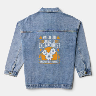 CNC-machinist Uitgebreide CNC-machinist Denim Jacket