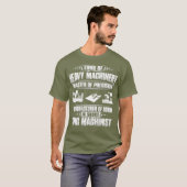 CNC-operator Master of Precision CNC-machine T-shirt (Voorkant volledig)