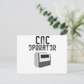 CNC Operator Verspaner Briefkaart (Staand voorkant)