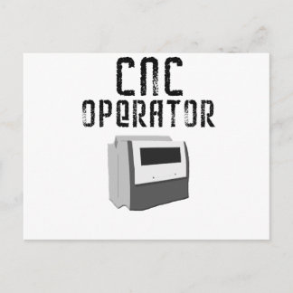 CNC Operator Verspaner Briefkaart