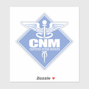 CNM-diamant (Certified Nurse Midwel) Sticker