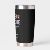 CNMT-cadeaus voor Custom Nuclear Medicine Technolo Geïsoleerde Drinkbeker (Achterkant)