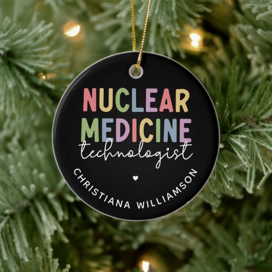 CNMT-cadeaus voor Custom Nuclear Medicine Technolo Keramisch Ornament (Boom)
