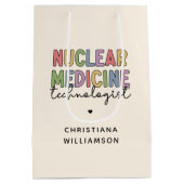 CNMT-cadeaus voor Custom Nuclear Medicine Technolo Medium Cadeauzakje (Achterkant)