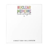 CNMT-cadeaus voor Custom Nuclear Medicine Technolo Notitieblok (Voorkant)