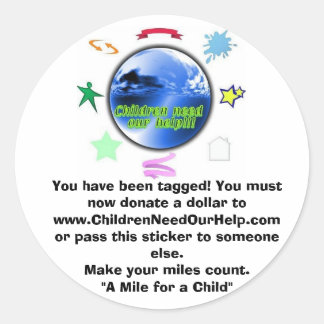 CNOH logo, Je bent getagd! Je moet nu... Ronde Sticker