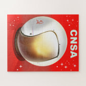 CNSA China ruimtekunst. Legpuzzel (Horizontaal)