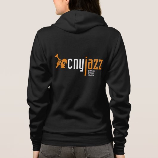 CNY Jazz Zip Front Hoodie (Achterkant)