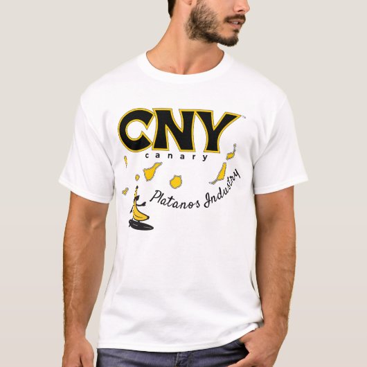 CNY Plátanos Industry — Canary Edition T-shirt (Voorkant)