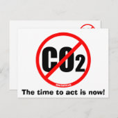 CO2-Briefkaart verminderen Briefkaart (Voorkant / Achterkant)