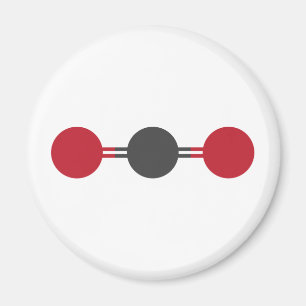 CO2-moleculaire structuur Magneet
