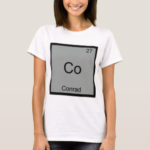 Co - Conrad Funny Chimie Élément Symbole T-shirt