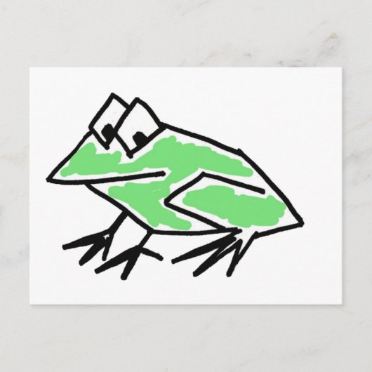 CO-Funky Frog Briefkaart (Voorkant)