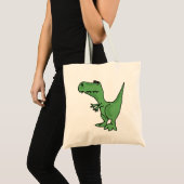 CO- Funny T-rex-Canvas tas (Voorkant (product))