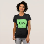 Co - Koolmonoxide Chemie Element Symbool T-shirt (Voorkant volledig)