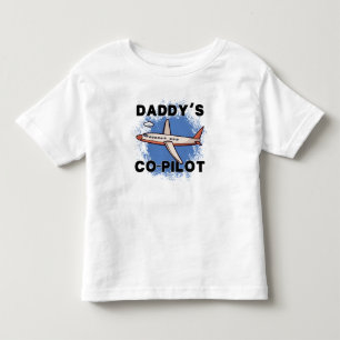 Co-Piloot Baby - Daddy's Co-Piloot Kinder Shirts