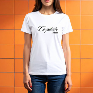 Co-Piloot Vliegtuig Koppel Matching Eenvoudig Aang T-shirt