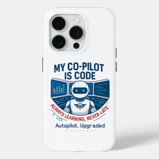 Co-pilot-codeontwerp voor kunstmatige intelligenti Case-Mate iPhone case (Achterkant)