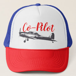 Co-Pilot Trucker Hat Trucker Pet