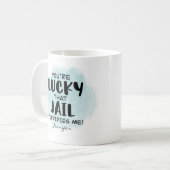 Co Worker Grappige offerte gepersonaliseerd Koffiemok (Voorkant links)