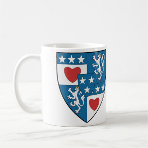 Coa Archibald De grimmige clan Crest Koffiemok
