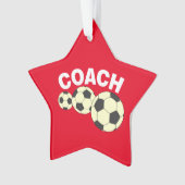 Coach 3 Voetballen Ornament (voorkant)