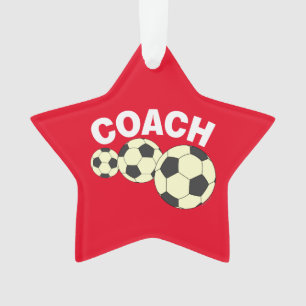 Coach 3 Voetballen Ornament