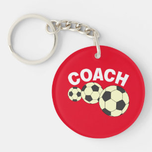Coach 3 Voetballen Sleutelhanger