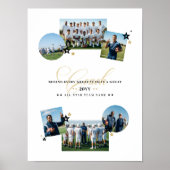 Coach Appreciation Collage Football Team Signature Poster (Voorkant)